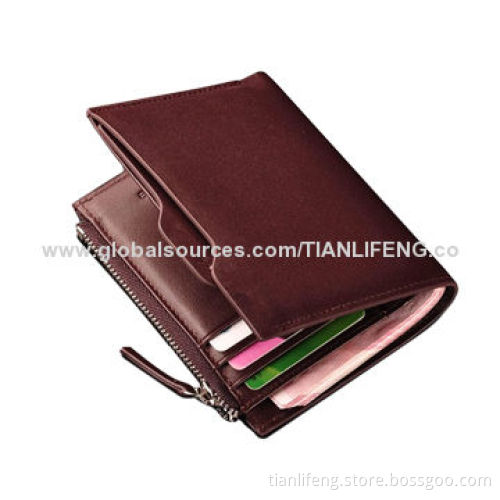 Leisure Quilted Leather Wallet for Business men